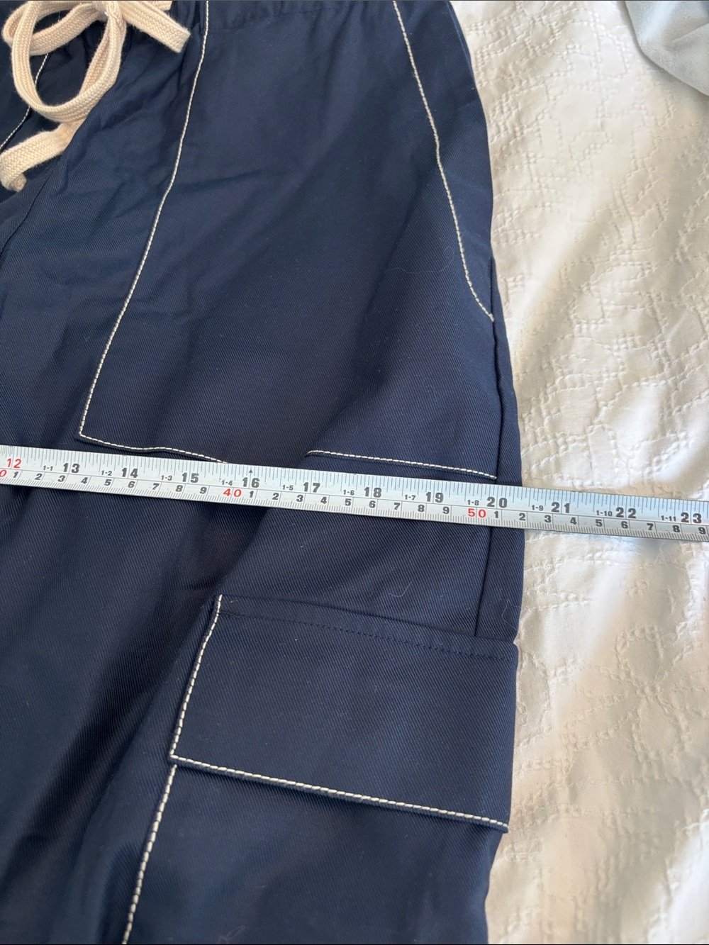 Banana Republic High Ride Wide Leg pants
 Navy Size M
Coastal chic Nautical - Picture 10 of 13